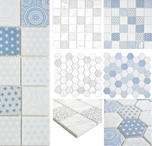 Mosaici vetro retro vintage - mosaici,