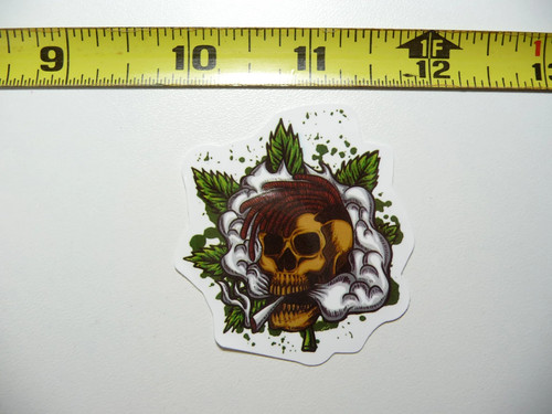 Marijuana skull dreadlocks - marijuana,