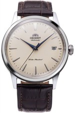 ORIENT Bambino 38mm Beige RA-AC0M04Y<br />Orologio Uomo Automatico Pelle