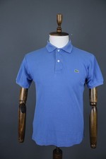 Lacoste Blue Solid Cotton
