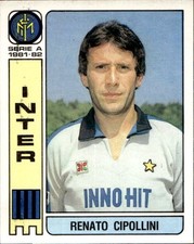 figurina calciatori 1981/82 panini #186 Renato Cipollini Inter