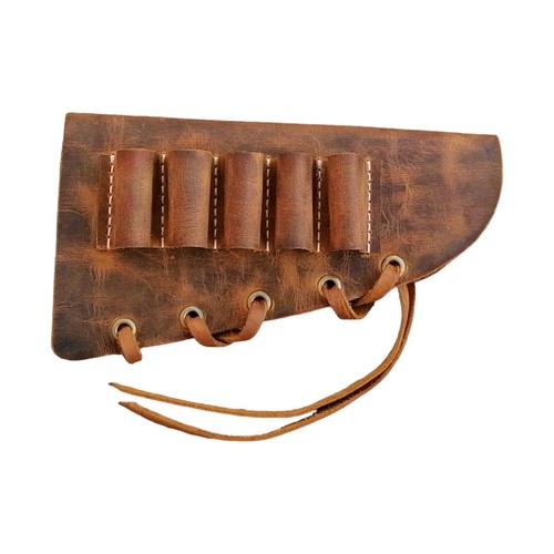 Copri buttstock pelle fatto - copri,