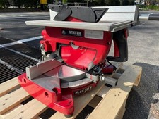 TRONCATRICE CON PIANO TAGLIO DA BANCO STAYER SC391W legno DISCO TAGLIO 305MM