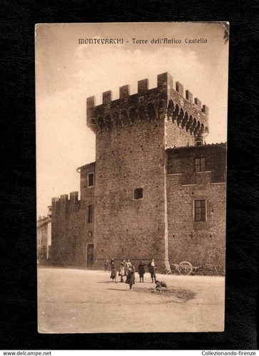 Cartolina montevarchi torre - montevarchi,