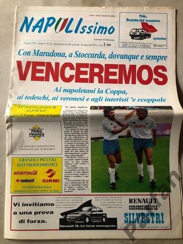 Finale coppa uefa - finale, napoli