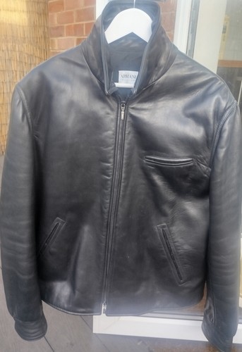 Giacca pelle agnello nera - pelle,
