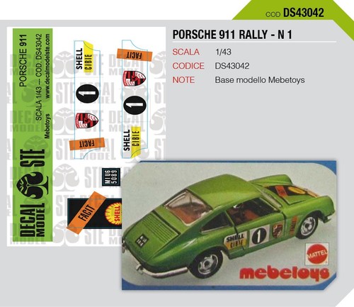 Porsche 911 rally mebetoys - rally,