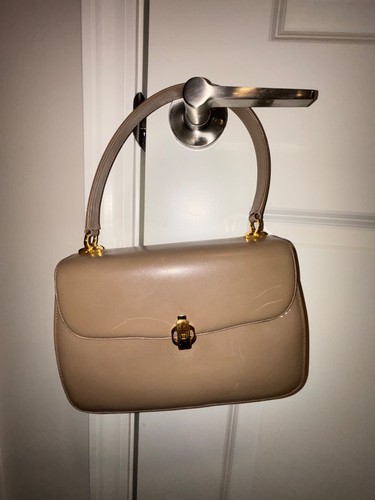 Vintage gucci tan bag g111911 - gucci,