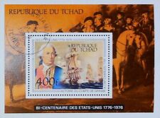 Chad 1976 Count de Grasse's Victory Cape Charles Sailing Ships Used Sheet 14251