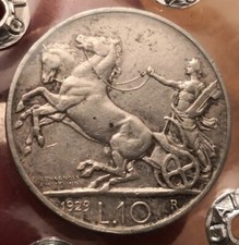 10 Lire 1929 Biga 1