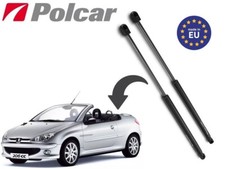Pistoncini a Gas Molle Apertura PORTA POSTERIORE Peugeot 206 CABRIO 2001-2005
