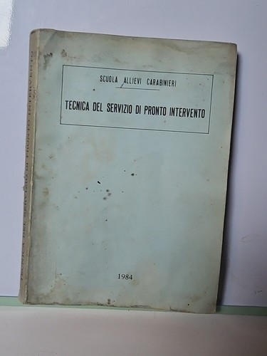 Tecnica pronto intervento - di,