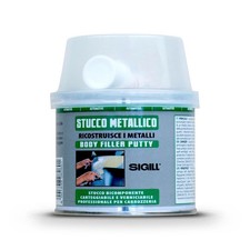 stucco metallico carrozzeria auto bicomponente carteggiabile fondo grigio 125ml