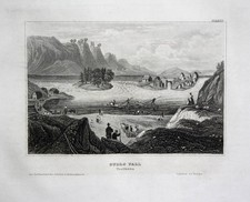 Gullo Fall Trollhetta Norvegia Norway Norge Scandinavia veduta view 1850