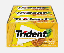 Trident Pineapple Twist Gomma