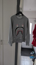 Maglione con zip A Bape Shark