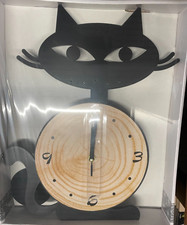 GICOS CAT WALL CLOCK 37x30 cm
