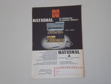 advertising Pubblicità 1963 REGISTRATORE NATIONAL
