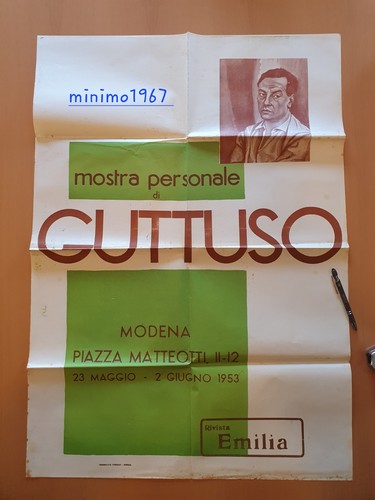 Guttuso modena 1953 manifesto - guttuso,