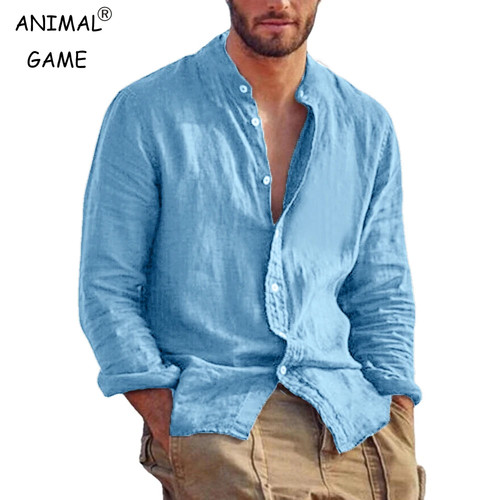Camicia uomo tinta unita