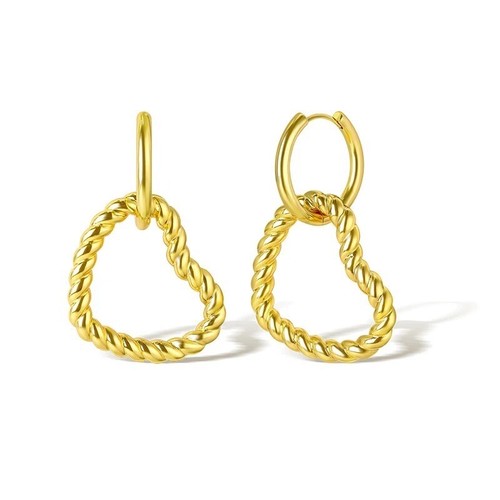 Orecchini oro carati - in, 24