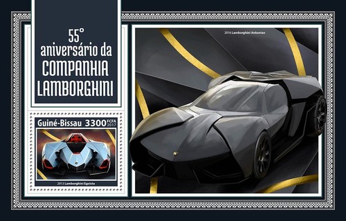 Francobolli lamborghini - francobolli, 55°
