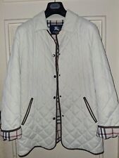 Burberry Giacca invernale donna trapuntata a rombi beige chiaro - Taglia 46/48