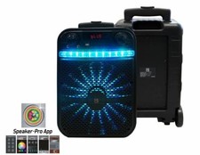 MR Dj AXL 10" 2000W Altoparlante Portatile Bluetooth, Batteria Ricaricabile, App