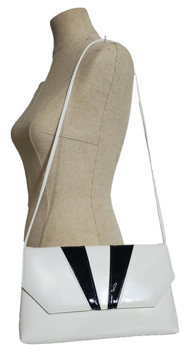 Borsa donna vintage - bianca, e
