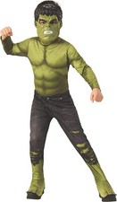 Costume Hulk 5-7 Anni con Maschera Originale Avengers Marvel 700648 Rubie's