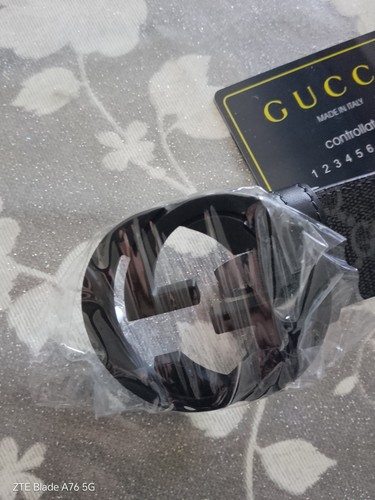 Cintura gucci nera fibbia - fibbia,