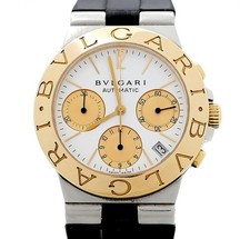 Bulgari Diagono Chronograph ref. CH35SG Acc Oro Automatic scatola e garanzia