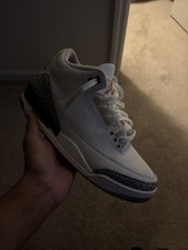 Jordan 3 retrò bianco cemento