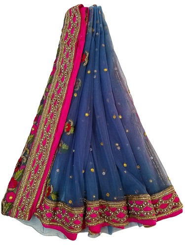 Vintage net dupatta stola - dupatta, /