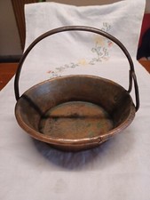 Antica Pentola Padella Risottiera Casseruola Paiolo In Rame 1800