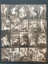 Lotto 20 Cartoline Riproduzioni di Foto d'Epoca Nudo Vintage (BL21)
