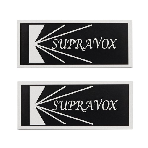 Supravox speaker grill - supravox, logo
