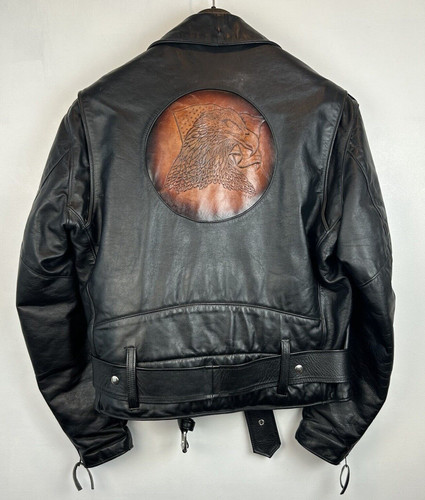 Giacca pelle vintage uomo - , 46