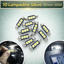 10 LAMPADINE SILURO 36mm 3 LED