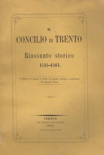 Concilio trento - il, di