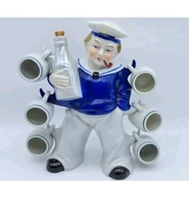SAILOR SHAPED PORCELAIN BOTTLE