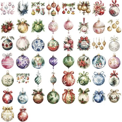 Stickers palle natale 10x - stickers,