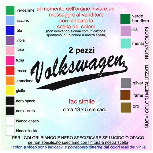 Adesivo volkswagen compatibile - volkswagen,