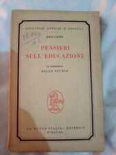 John Locke Pensieri Sull' Educazione La Nuova Italia 1964