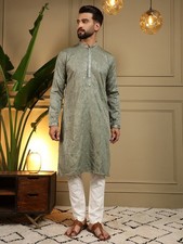 Da Uomo Reale Lino Kurta Set