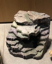 Pietra/scoglio per acquari o terriere ad angolo con spigolo retto - tartarughe