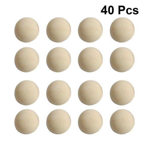 Pcs mezze sfere legno - mezze,