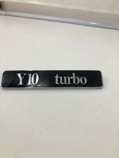 stemma scritta Lancia y10 Turbo