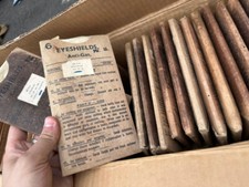 Originale WW2 Datato British Army Anti-Gas Eyeshields - Da Imballaggio Originale