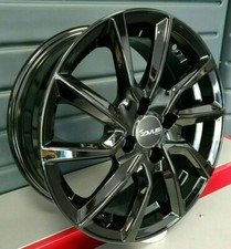 KIT 4 CERCHI IN LEGA DA 15 DEDICA ALFA ROMEO MITO BLACK LINE GPL JTD NERO LUCIDI